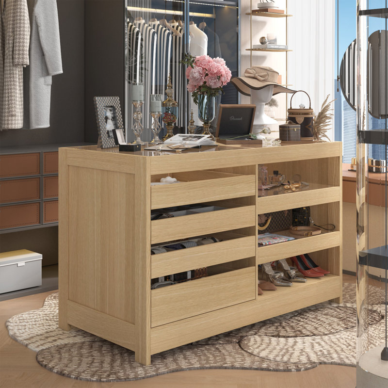 Glass dresser for bedroom sales